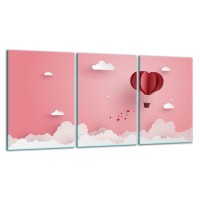SZKLANA DESKA DO KROJENIA ZESTAW 3x30x52 30079