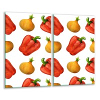 SZKLANA DESKA DO KROJENIA ZESTAW 2x30x52 20018