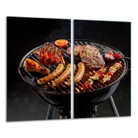 SZKLANA DESKA DO KROJENIA ZESTAW 2x30x52 20463