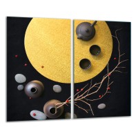SZKLANA DESKA DO KROJENIA ZESTAW 2x30x52 20631