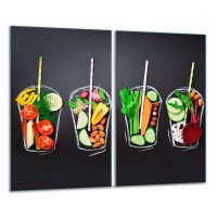 SZKLANA DESKA DO KROJENIA ZESTAW 2x30x52 20658
