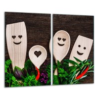 SZKLANA DESKA DO KROJENIA ZESTAW 2x30x52 20715