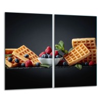 SZKLANA DESKA DO KROJENIA ZESTAW 2x30x52 20907