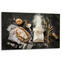 SZKLANA PŁYTA OCHRONNA NA KUCHENKĘ 80x52 90595