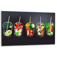 SZKLANA PŁYTA OCHRONNA NA KUCHENKĘ 80x52 90648