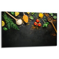SZKLANA PŁYTA OCHRONNA NA KUCHENKĘ 80x52 90731