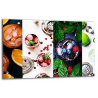 SZKLANA PŁYTA OCHRONNA NA KUCHENKĘ 80x52 90740