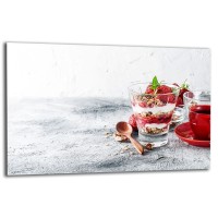SZKLANA PŁYTA OCHRONNA NA KUCHENKĘ 80x52 90853
