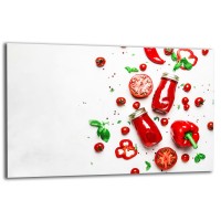 SZKLANA PŁYTA OCHRONNA NA KUCHENKĘ 80x52 90910