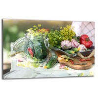 SZKLANA PŁYTA OCHRONNA NA KUCHENKĘ 80x52 90941