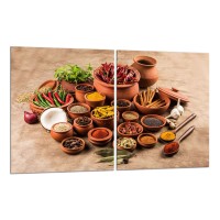 SZKLANA DESKA DO KROJENIA ZESTAW 2x40x52 50037