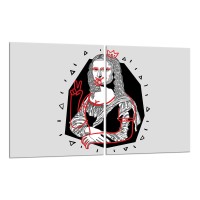SZKLANA DESKA DO KROJENIA ZESTAW 2x40x52 50085