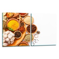 SZKLANA DESKA DO KROJENIA ZESTAW 2x40x52 50379