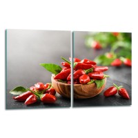 SZKLANA DESKA DO KROJENIA ZESTAW 2x40x52 50740