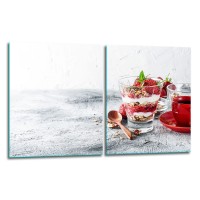 SZKLANA DESKA DO KROJENIA ZESTAW 2x40x52 50853