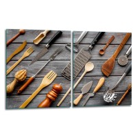SZKLANA DESKA DO KROJENIA ZESTAW 2x40x52 50867