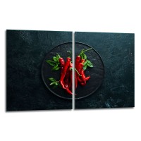 SZKLANA DESKA DO KROJENIA ZESTAW 2x40x52 50920