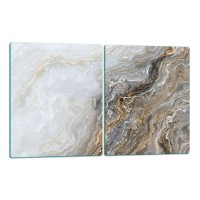 SZKLANA DESKA DO KROJENIA ZESTAW 2x40x52 51013