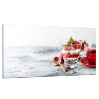 SZKLANA PŁYTA OCHRONNA NA KUCHENKĘ 90x52 100841