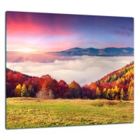 SZKLANA PŁYTA OCHRONNA DO KUCHNI 65x60
