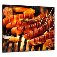 SZKLANA PŁYTA OCHRONNA DO KUCHNI 65x60