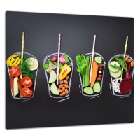 SZKLANA PŁYTA OCHRONNA DO KUCHNI 65x60