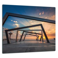 SZKLANA PŁYTA OCHRONNA DO KUCHNI 65x60