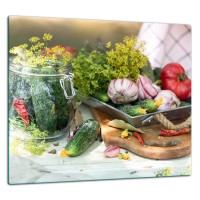 SZKLANA PŁYTA OCHRONNA DO KUCHNI 65x60