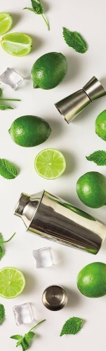 NAKLEJKA na DRZWI OKLEINA 60x200 LIMONKA