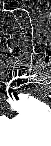 NAKLEJKA na DRZWI FOTOTAPETA 70x200 MAPA