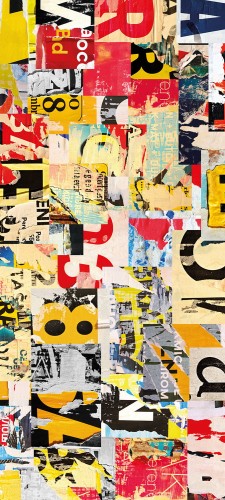 NAKLEJKA na DRZWI OKLEINA 90x200 POP ART