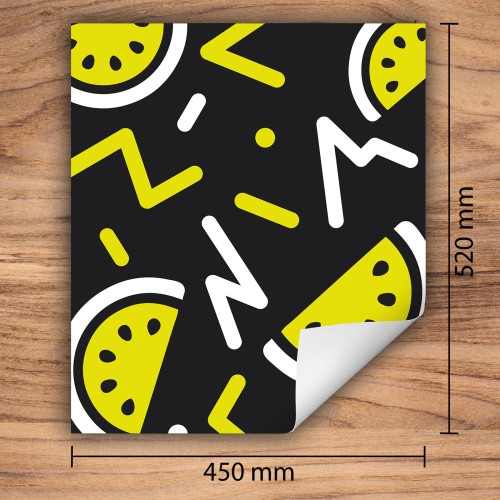 Mata ochronna na kuchenkę indukcyjną 45x52 cm - Mata antypoślizgowa na blat - Płyta ochronna zwijana - Dekoracja do kuchni - Więcej miejsca - Wzór
