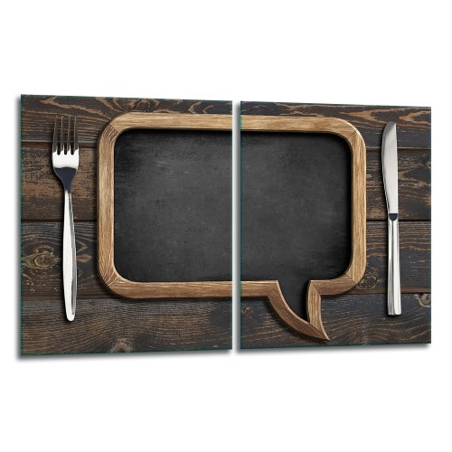 SZKLANA DESKA DO KROJENIA ZESTAW 2x40x52 50576