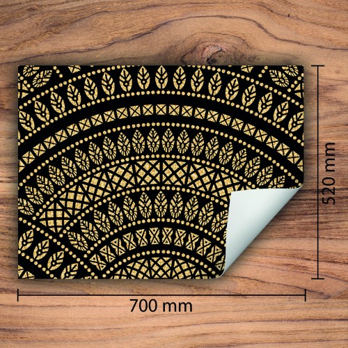 Mata ochronna na kuchenkę indukcyjną 70x52 cm - Mata antypoślizgowa na blat - Płyta ochronna zwijana - Dekoracja do kuchni - Więcej miejsca - Wzór