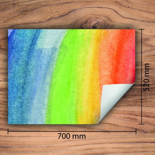 Mata ochronna na kuchenkę indukcyjną 70x52 cm - Mata antypoślizgowa na blat - Płyta ochronna zwijana - Dekoracja do kuchni - Więcej miejsca - Wzór Kolorowa
