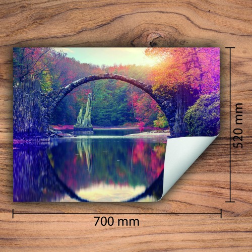 Mata ochronna na kuchenkę indukcyjną 70x52 cm - Mata antypoślizgowa na blat - Płyta ochronna zwijana - Dekoracja do kuchni - Więcej miejsca - Krajobraz Niebo