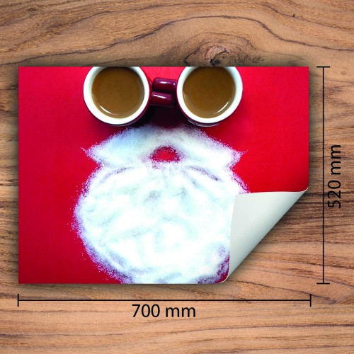 Mata ochronna na kuchenkę indukcyjną 70x52 cm - Mata antypoślizgowa na blat - Płyta ochronna zwijana - Dekoracja do kuchni - Więcej miejsca - Wakacje Czerwona