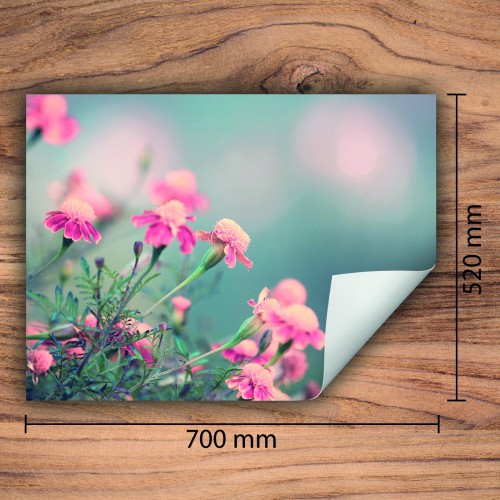Mata ochronna na kuchenkę indukcyjną 70x52 cm - Mata antypoślizgowa na blat - Płyta ochronna zwijana - Dekoracja do kuchni - Więcej miejsca - Kwiaty Szara