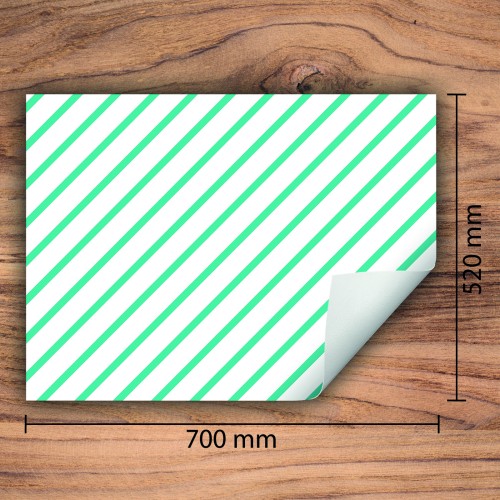 Mata ochronna na kuchenkę indukcyjną 70x52 cm - Mata antypoślizgowa na blat - Płyta ochronna zwijana - Dekoracja do kuchni - Więcej miejsca - Paski