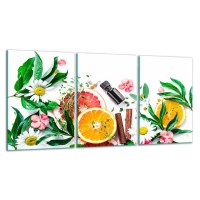 SZKLANA DESKA DO KROJENIA ZESTAW 3x30x52 30628