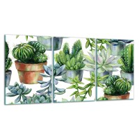SZKLANA DESKA DO KROJENIA ZESTAW 3x30x52 30692