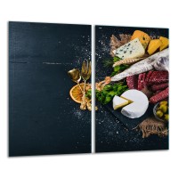 SZKLANA DESKA DO KROJENIA ZESTAW 2x30x52 20556