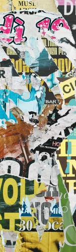 NAKLEJKA NA ŚCIANĘ FOTOTAPETA 75x250 POP ART.