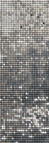 NAKLEJKA NA ŚCIANĘ FOTOTAPETA 87x250 SREBRNA
