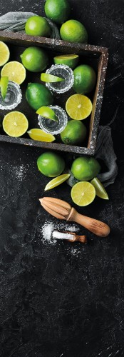 NAKLEJKA NA ŚCIANĘ FOTOTAPETA 87x250 LIMONKA