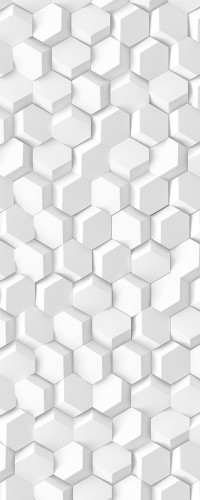 NAKLEJKA NA ŚCIANĘ FOTOTAPETA 100x250 KAFELKI