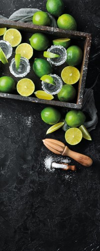 NAKLEJKI NA ŚCIAN? FOTOTAPETA 113x250 LIMONKA