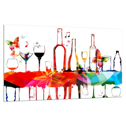 SZKLANA PŁYTA OCHRONNA NA KUCHENKĘ 80x52 90029