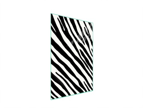 SZKLANA DESKA DO KROJENIA 35x52 Zebra