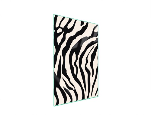 SZKLANA DESKA DO KROJENIA 35x52 Zebra